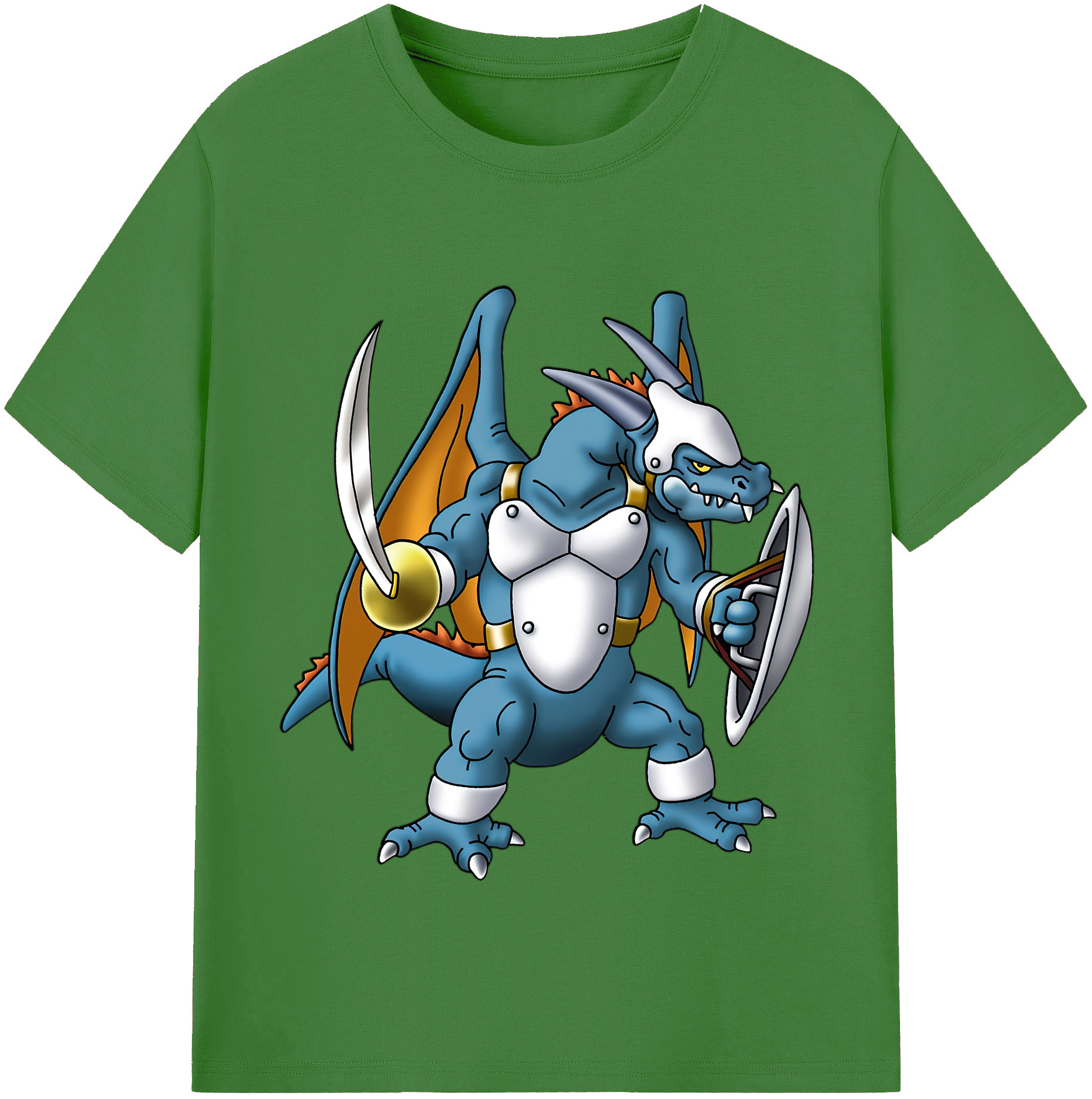 （画像用） ドラゴンクエスト Doragon Kuesuto Dragon Quest レディースカジュアルプリントTシャツ（綿100％）